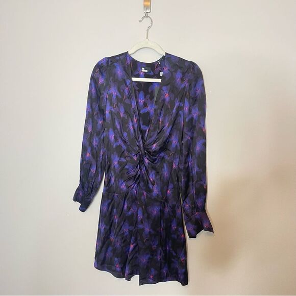 $345 The Kooples Twisted Floral Dress NWT - Picture 6 of 9